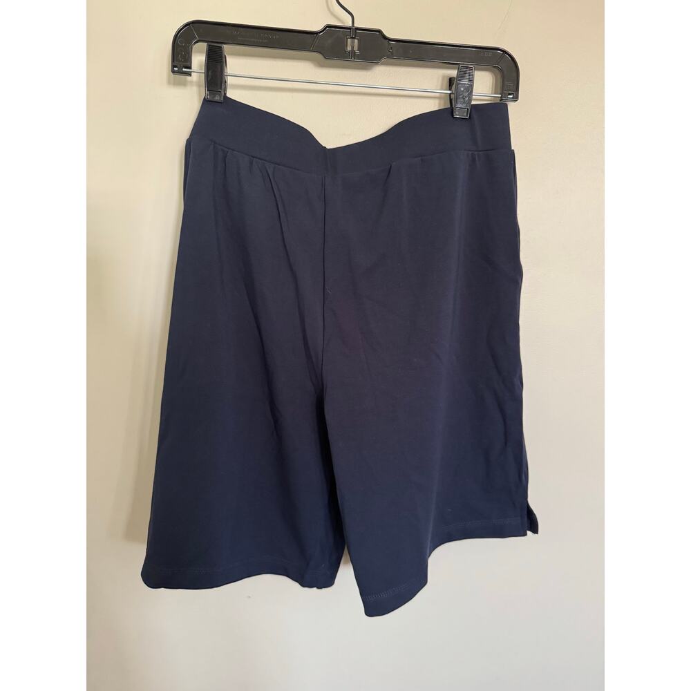 NWOT Women’s Cozy Earth Ultrasoft Bermuda Pajama Shorts in Navy SZ M - Picture 6 of 6